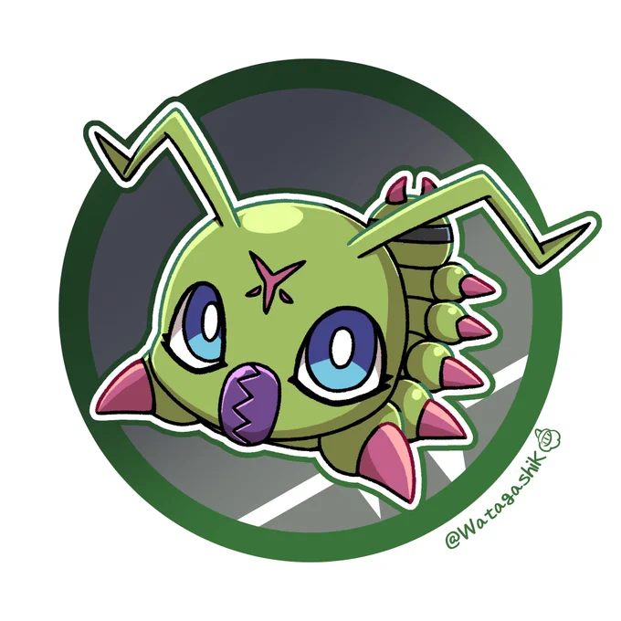 ワームモン#デジモン #Digimon 