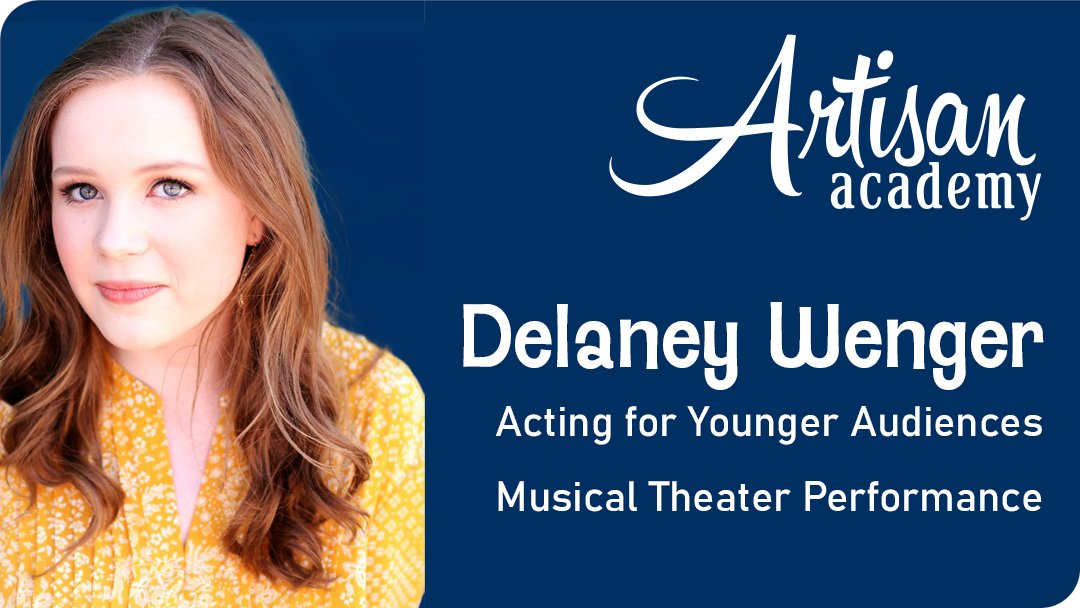 artisanct's tweet image. Meet Delaney Wenger! She is not only the Director of Education at Artisan Academy, but also teaches Acting for Young Artists, Musical Theater Performance, and Voice Lessons!

#DFWkids #DFWmoms #TexasMoms #DFWthingstodo #DFWkidsevents #kidsclasses #DFWacting #DFWvoicelessons