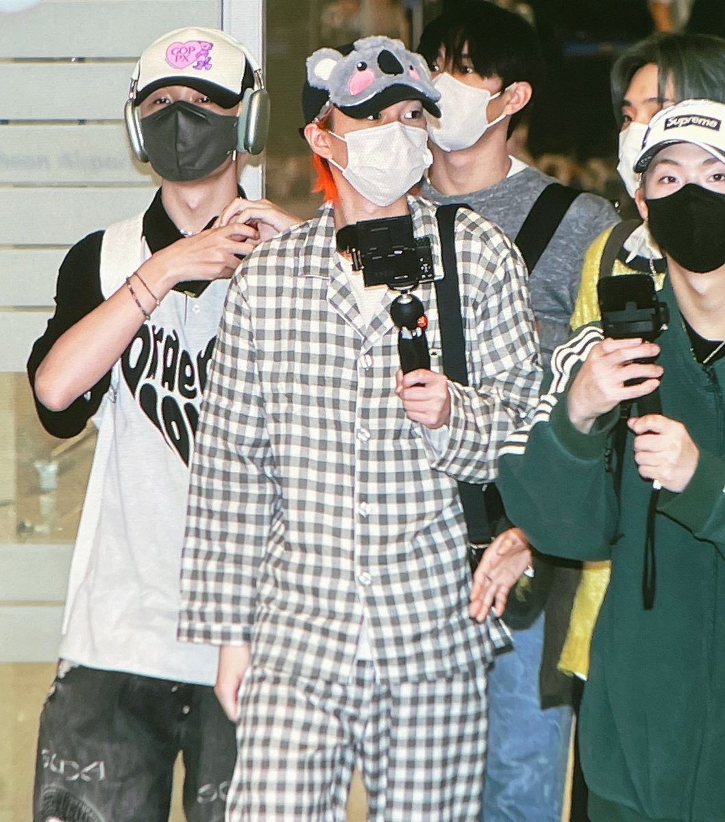 lately with p1harmony's airport fits: