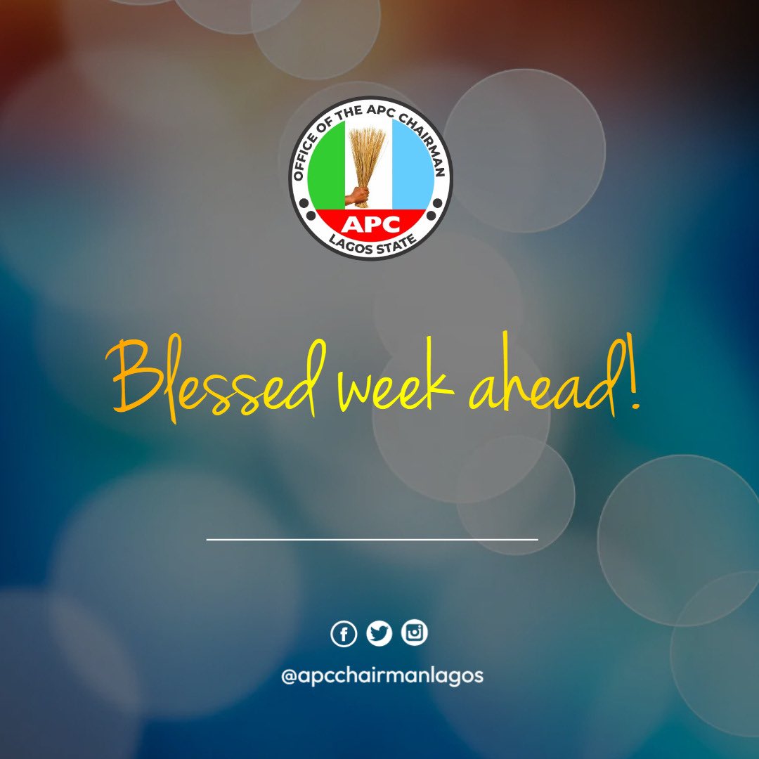 APCchairman's tweet photo. Do have a blessed week ahead 💕 https://t.co/NbcUiNXj1w
