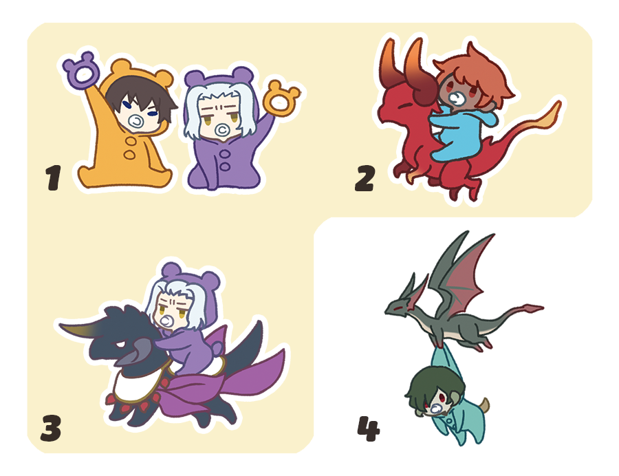 赤ちゃんアクリルグッズですが、1、2、3はアクリルスタンドで4はアクリルキーホルダーになります。
現物が届いたら改めてお知らせしますね。 https://t.co/cuQMdWofka 