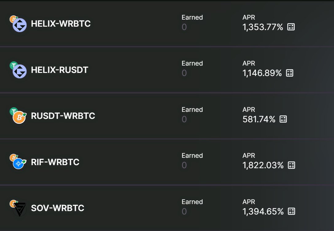 HelixGeometry's tweet photo. HELIX - WRBTC APR 1353.77%
HELIX - RUSDT APR 1146.89%
RUSDT - WRBTC APR 581.74%
RIF - WRBTC APR 1822.03%
SOV -WRBTC APR 1394.65%
Only at https://t.co/BMbnrdx2ph
put your #BTC to work for you
#BTCFoundation #BTC_Archive https://t.co/3fwfNrASon