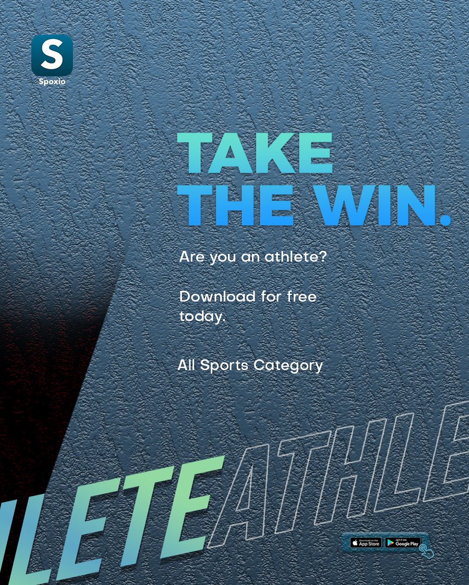 spoxioapp's tweet photo. Take the win!

All Sports application connecting the best scouts, athletic talents and sports lovers.

Download for free today 📱
Available on your IOS &amp; Android devices!

#spoxioapp #spoxio #fans #fansign #fansclub #downloaditnow #triathletes #athleteschoice #scouting #scouts https://t.co/Z3tJOox3qF
