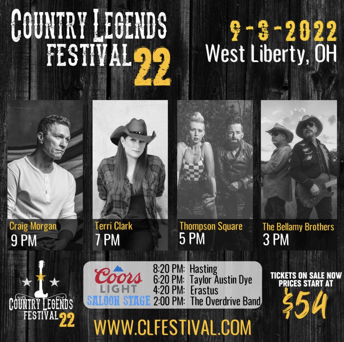Country Legends Festival tweet media