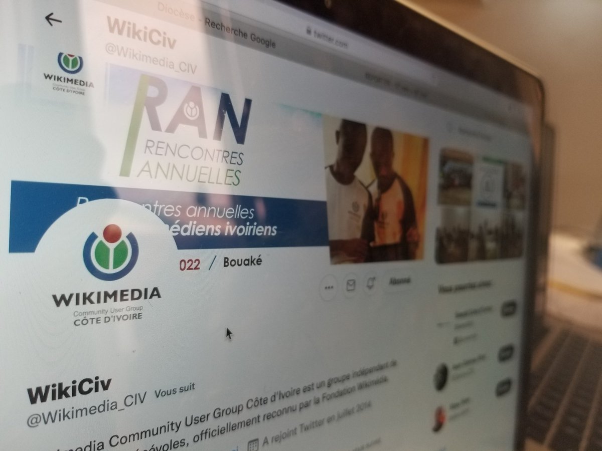 FelixGuebo's tweet photo. RAN, Rencontres annuelles des wikimediens ivoiriens organisé du 12 au août 2022 à Bouaké.
Nous y sommes.
#wikimediaciv https://t.co/8SiJK4wCdN