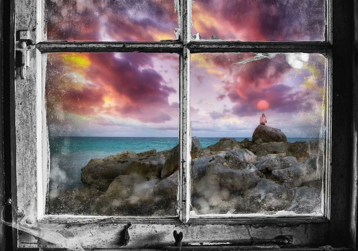 While the #novelist is banging on his #typewriter, the #poet is watching a fly in a windowpane.
~Collins
#writing