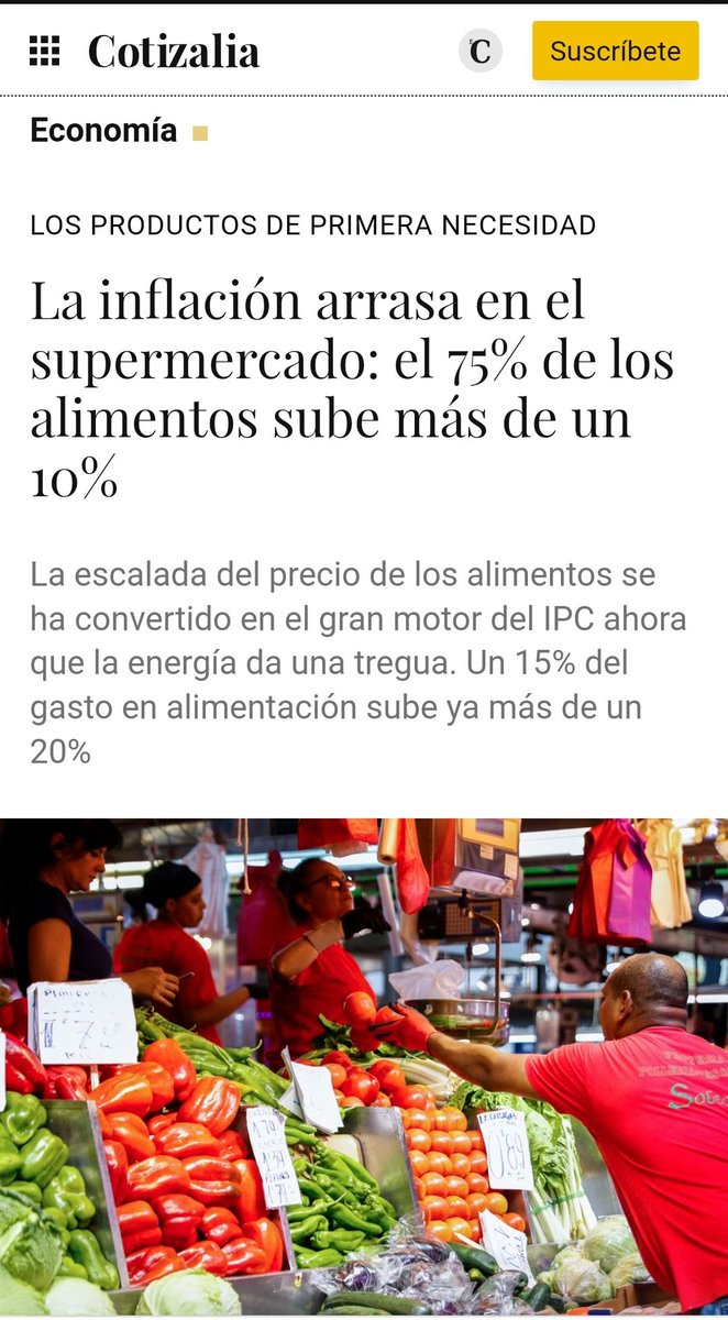 🚨 La inflación arrasa en el supermercado pero al gobierno de Sanchez parece no importarle.
👉En <a href="/AhoraTuOrg/">AhoraTú</a> consideramos imprescindibles, para amortiguar el impacto de la inflación en las familias:📌 Bajar el IRPF a los contribuyentes y
📌Aumentar las prestaciones por hijos.