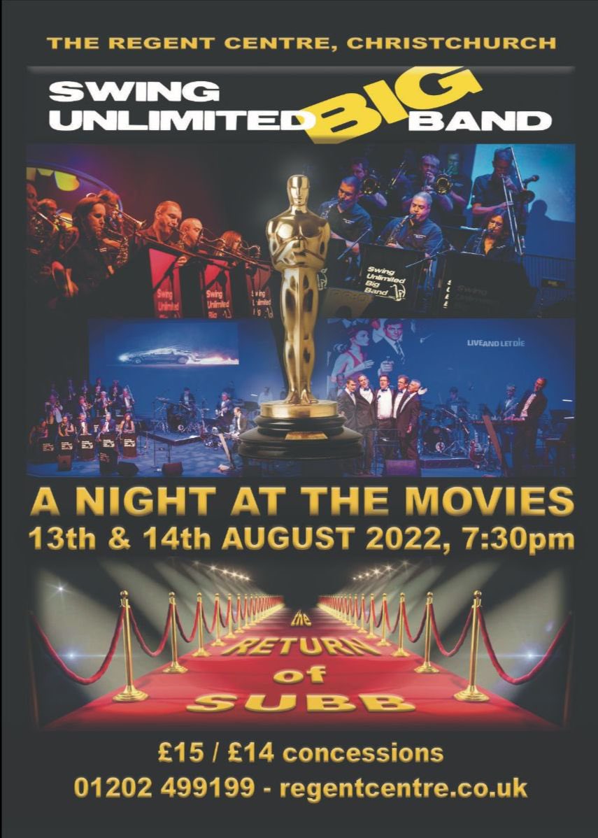 Swing Unlimited Big Band (@swingunltdbb) on Twitter photo Last chance to see <a href="/SwingUnltdBB/">Swing Unlimited Big Band</a> Night at the Movies at <a href="/regentcentre/">The Regent</a> tonight - tickets still available! <a href="/james_stead/">James Stead</a> <a href="/karenlpitt/">Karen Pitt</a> <a href="/gaswomancometh/">Rosie C 💙</a> <a href="/ChrisPanaretou/">Chris Panaretou</a> @ContactSaxnik <a href="/DoltonNatalie/">Natalie Dolton</a> <a href="/cjam_blue/">Julian Whitehead</a> Last chance to see <a href="/SwingUnltdBB/">Swing Unlimited Big Band</a> Night at the Movies at <a href="/regentcentre/">The Regent</a> tonight - tickets still available! <a href="/james_stead/">James Stead</a> <a href="/karenlpitt/">Karen Pitt</a> <a href="/gaswomancometh/">Rosie C 💙</a> <a href="/ChrisPanaretou/">Chris Panaretou</a> @ContactSaxnik <a href="/DoltonNatalie/">Natalie Dolton</a> <a href="/cjam_blue/">Julian Whitehead</a>