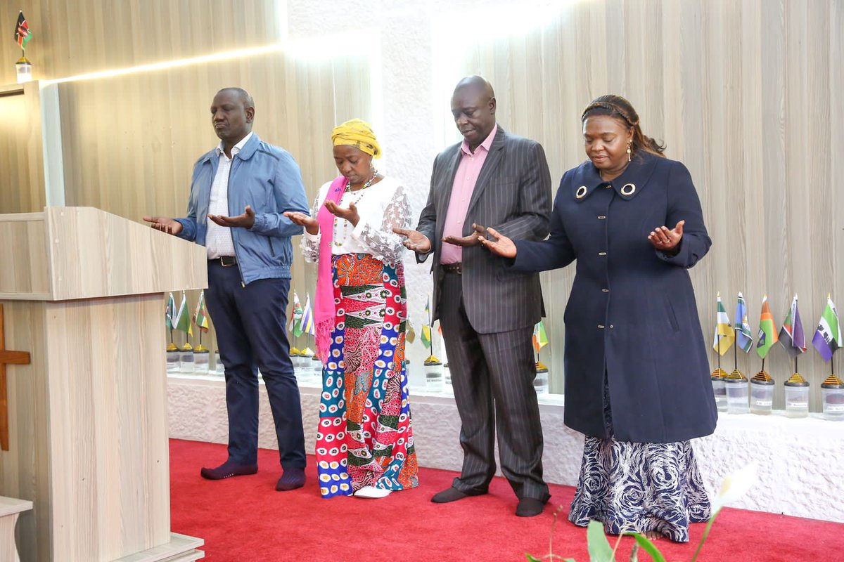 Church service at Karen Residence, Nairobi County.