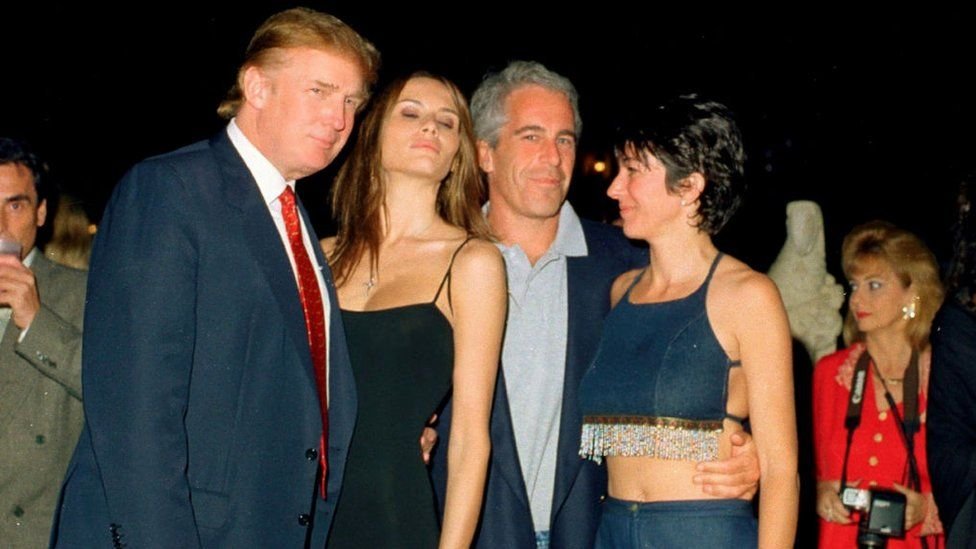 I have seen more photos of trump with Jeffrey Epstein and Ghislaine Maxwell than I have seen of trump with Barron or Tiffany.