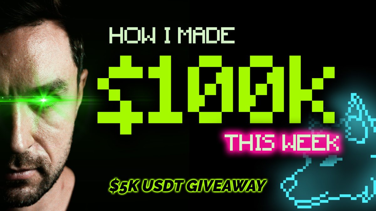 How I Made $100,000 This Week Trading Bitcoin &amp; Altcoins! Plus $5,000 USDT Giveaway!

RT If You Are Joining! 

Live Stream Starts Sunday Night 8:30pm EST!

Join Here youtu.be/EfzHzetw3d0 

#bitcoin #altcoins #btc #eth #crypto #CryptocurrencyNews #Altcoins