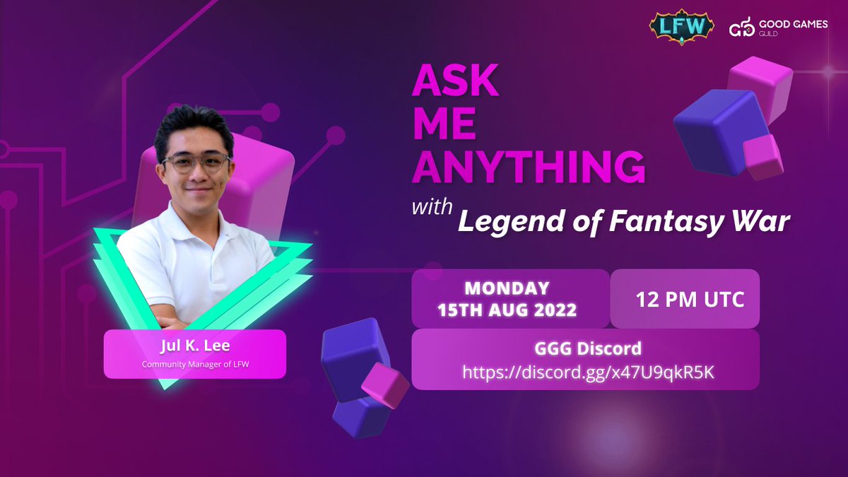Legend_LFW's tweet photo. 🦈 FISH UNCHAINED will have the special AMA session with @goodgamesguild
✅Find out more at:
https://t.co/KrejZGnp8w
$LFW #LFW #GGG #fishunchained #gamefi https://t.co/L0eHhgZahj