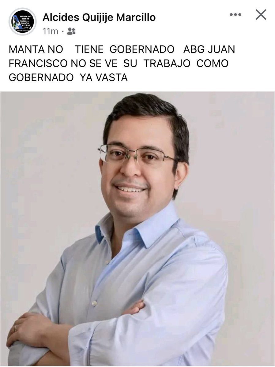 En #Manta empiezan a pedir la cabeza del Gobernador Juan Francisco Nuñez quien no ha logrado reducir los índices delincuenciales en la provincia, durante su periodo los índices de han disparado y crecido año a año! #FueraJFNunez