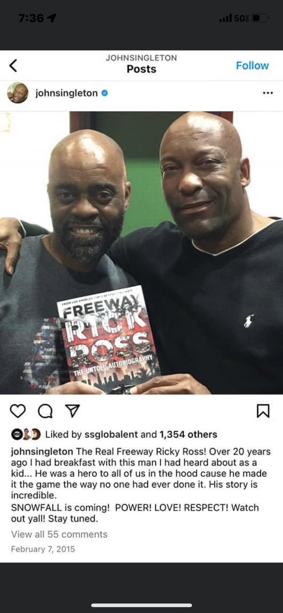 I’m trying to figure out, if Snowfall is actually based on Freeway Rick Ross life?