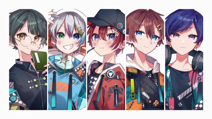 【お知らせ】この度、すたぽら×ローソンプリントにてブロマイドの衣装デザイン&amp;イラストを担当させて頂きました!夏の私服ということでカラフルで爽やかに、個性的になるよう仕上げましたとっても楽しかった…!ぜひお手に取って見てみてください  