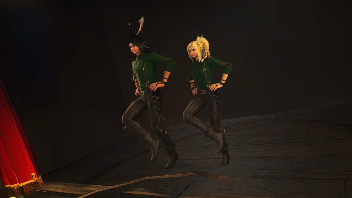 Adam91ATT's tweet photo. Let's step dance the night away!

#FinalFantasyXIV #FF14 #FFXIV #gpose #GPOSERS  #Hyur #Viera https://t.co/Ef1HcbPVqB