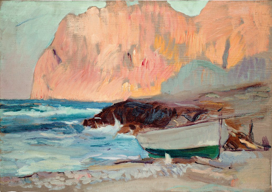 hipst_eria's tweet photo. Verano en Mallorca.

En Agosto de 1919, Joaquín Sorolla, junto a su mujer y su hija Elena, pasa unas semanas en la localidad de Cala Sant Viçent, en Pollença, al norte de la isla.

Desde allí disfruta de las maravillosas vistas del Cavall Bernat, que inmortaliza con su pincel. https://t.co/Py0CfrmLvJ