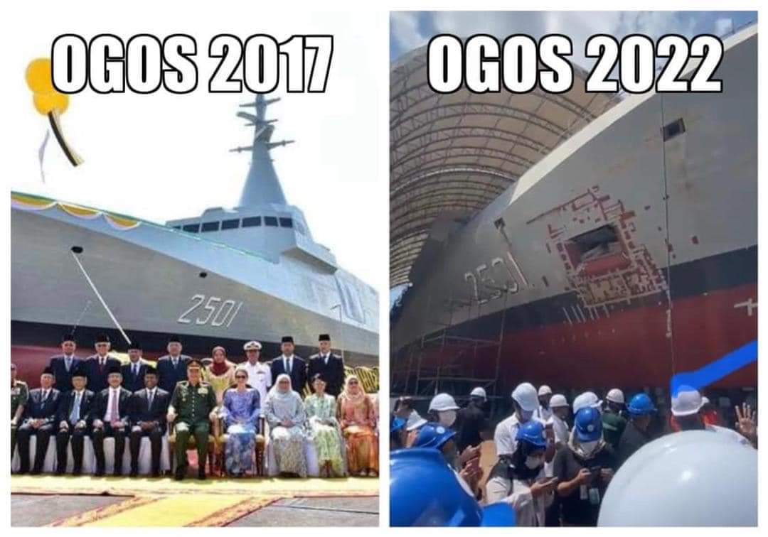 chegubard's tweet photo. Acara lawatan media ke tempat buat kapal LCS cuma bangkit lebih persoalan.. kapal 2501 dilancar Ogos 2017 ttp ditemui media dalam keadaan "buruk tak siap" 2022. 

Teringat taklimat media kes 1MDB hanya usaha sorok kebenaran dan menipu.. 

Lanjut klik https://t.co/hkCajipWog https://t.co/a8ZCrHLVfF