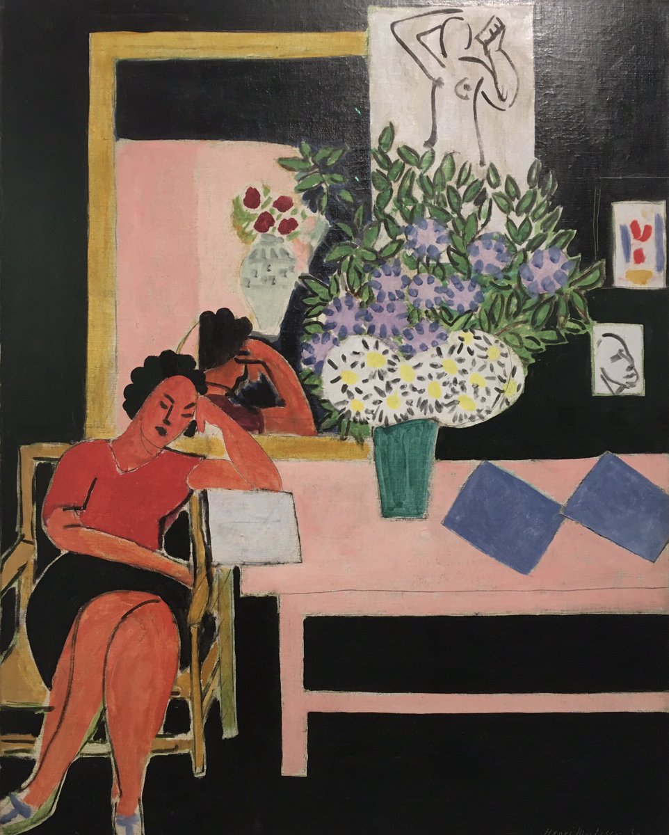 Sunday #Art Henri Matisse “Reader on a Black Background” Museo Revello De Toro #museum #Malaga #Spain #travel