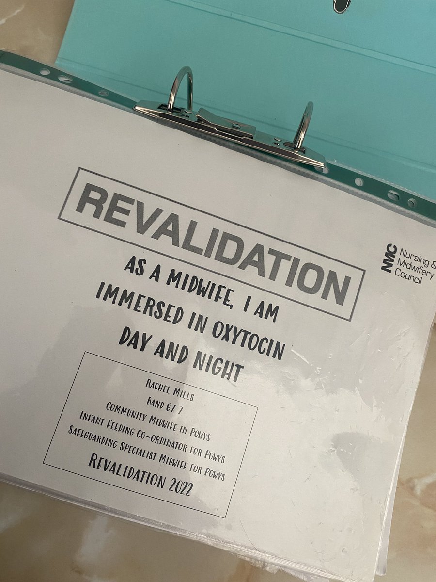 Revalidation ☑️ #revalidation #nmcrevalidation #midwifelife #reflection