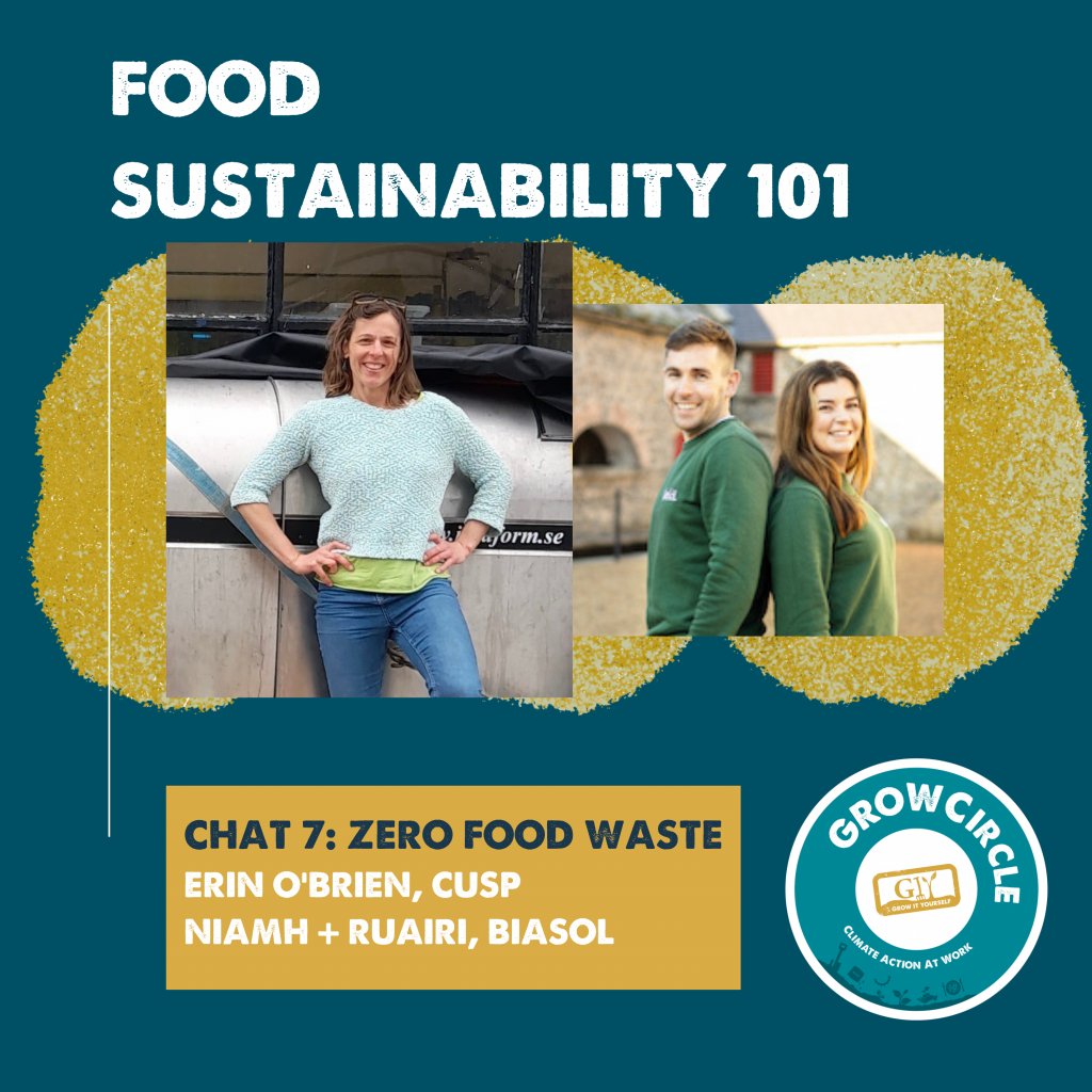 Reducing food waste in the home &amp; our communities 🌱

We chatted with the inspiring duo Niamh &amp; Ruairi Dooley, co-founders <a href="/BiaSolFoods/">BiaSol Foods</a> &amp; Erin O’Brien, Project Lead <a href="/corkurbansoil/">Cork Urban Soil Project</a> 

Check out our blog for their thoughts and some great tips!

giy.ie/zero-food-wast…