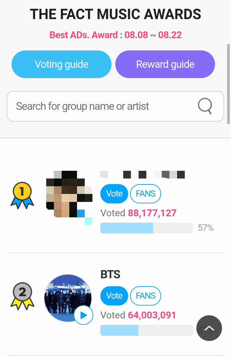 01Btsxarmy1's tweet photo. ARMYs don't forget to drop minimum of 200⭐️, if possible drop 1000⭐️ on BEST ADS before daily reset (12AM KST)! 🙏

Do video votes/10 minutes &amp; maximize your votes!

‼️FOCUS ON BEST ADS AWARD‼️
Gap: -24,17M 🔺️🚨

🗳: https://t.co/VC75j1Z12e
❓️: https://t.co/dty8HDbYpQ https://t.co/xCNMcNNhvZ