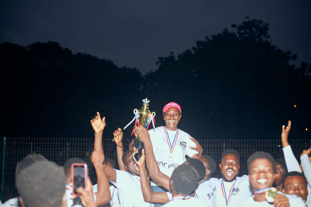 Auxanofc's tweet photo. Last night was just epic���if you know you know! 💙🔥🎯
#thesuperleague
#cencyclifestyle 
#champions https://t.co/DYOL66izM8
