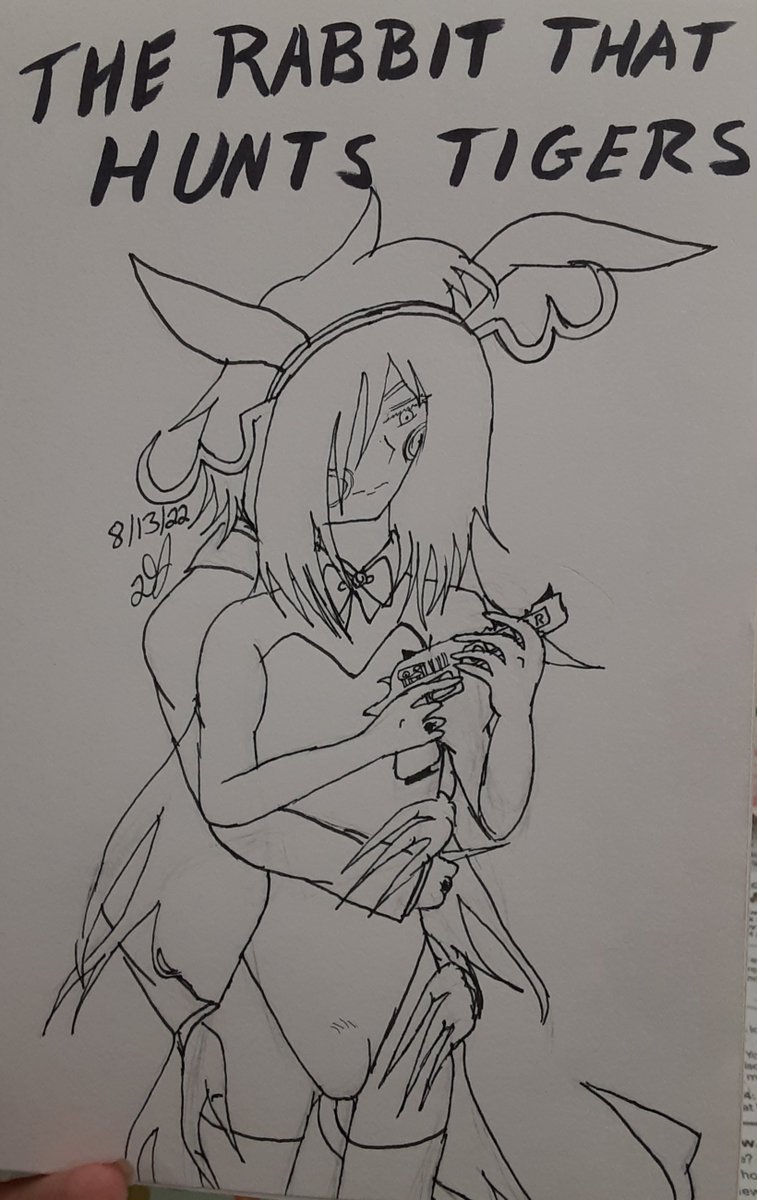 CalOtaku's tweet photo. Inspired by the awesome song The Rabbit That Hunts Tigers by Yin Yin. #Oliver #Thomas #OTP #YinYin #musicallyinspired #HazbinHotelOC #HHOC https://t.co/1ZN4zOGKyP