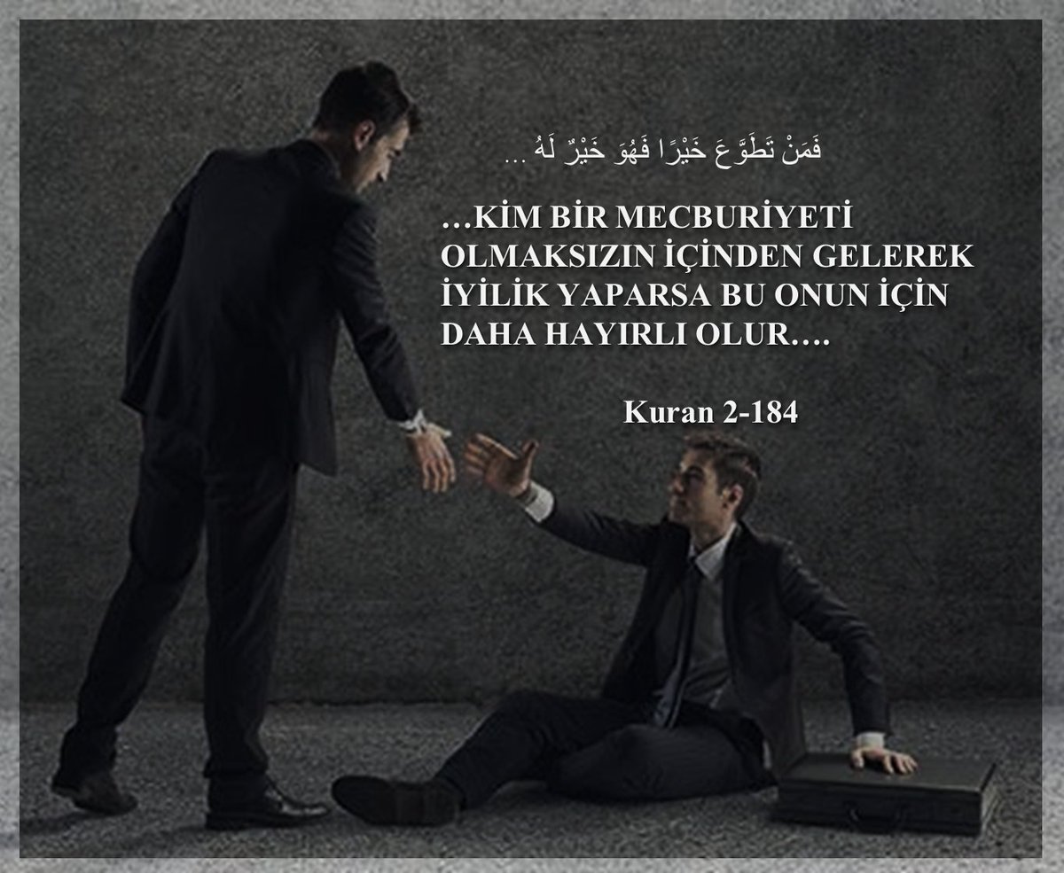 …KİM BİR MECBURİYETİ OLMAKSIZIN İÇİNDEN GELEREK İYİLİK YAPARSA BU ONUN İÇİN DAHA HAYIRLI OLUR…. 

Kuran 2-184
noblemarriage.com

#ağaçdikelim #orman #Haram #Helal #İstanbul #çevrenitemiztut #Kuran