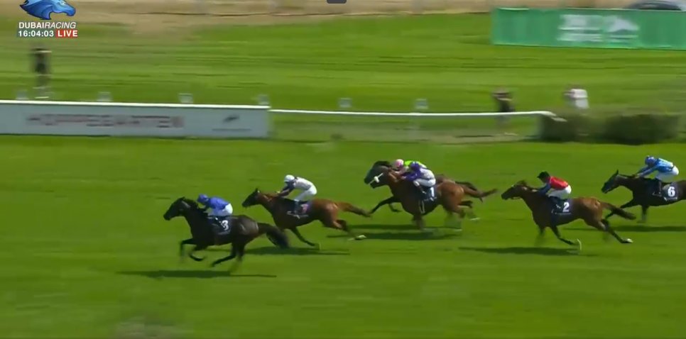 RacingDubai's tweet image. REBEL'S ROMANCE does it! 

Our 2021 G2 UAE Derby winner takes the G1 Grosser Preis Von Berlin for Charlie Appleby and @the_doyler!

#DWCCgrads