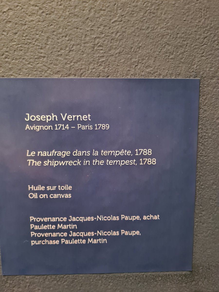 #JosephVernet #ledetailquejaime #naufrage @VilleAvignon #Avignon