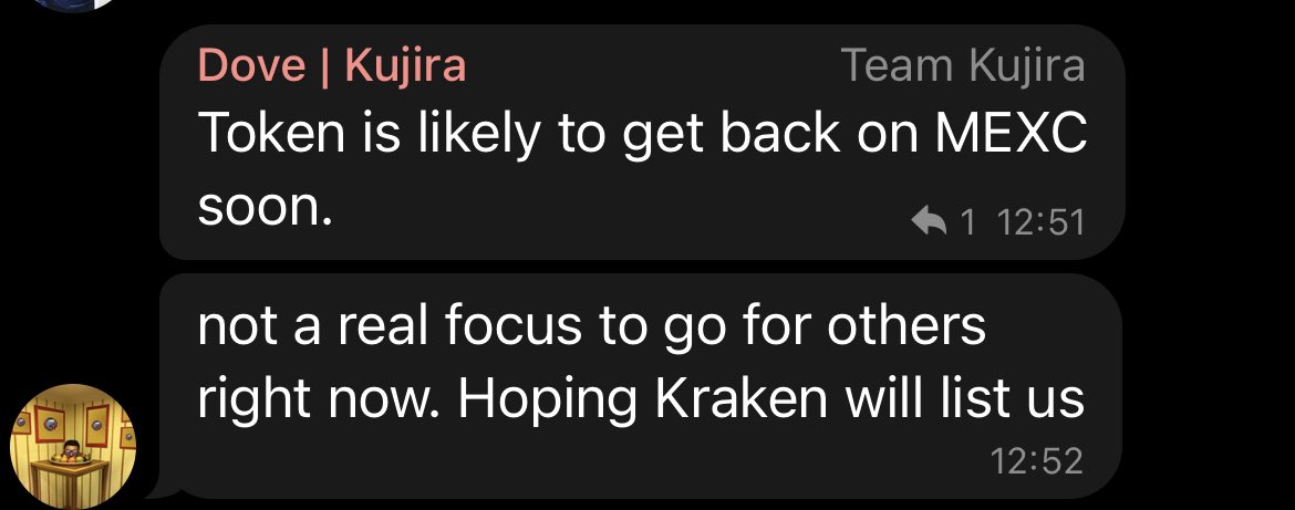 $KUJI strap in the rocket will be off sooner than you think 🚀
