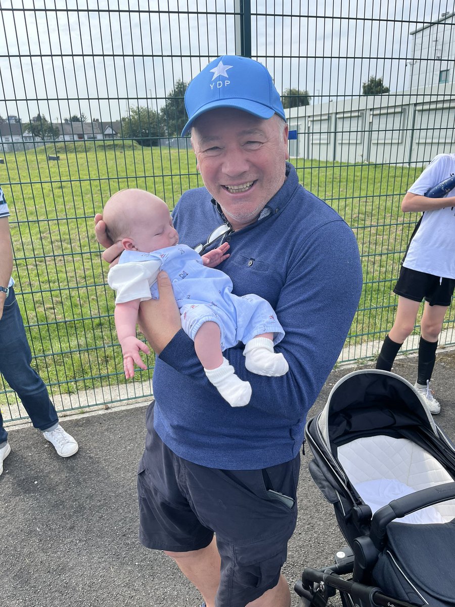 When wee Ally meets Super Ally💙⚽️