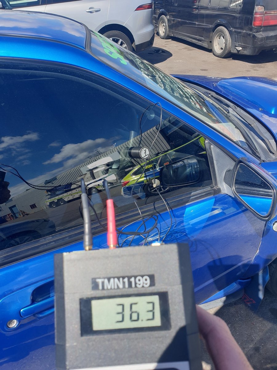 MerPolTraffic's tweet photo. Heavily modified car seized on the Wirral recently by a neighbourhood patrol, after it was seen driven in an anti social manner.
RPU officer attended to assess it its condition. Prohibition issued and a report done to evidence further offences for a summons file.
#syn1 https://t.co/DXsWVUHG7h