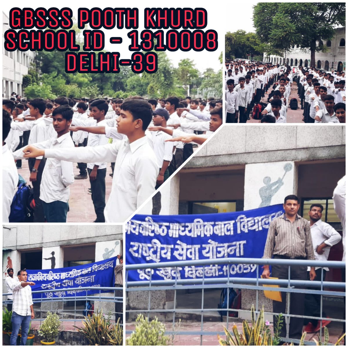 G1310008's tweet photo. Celebrating 75th Azadi Ka Amrit Mahotsav under the leadership of Our HOS Mr.Brihaspati Sharma at GBSSS Pooth Khurd (School Id - 1310008) Delhi- 110039.
#indianIndependenceDay #75thYearOfIndependence #AzadiKaAmritMahotsav #gbssspoothkhurd https://t.co/Iuk2ZfaWJe