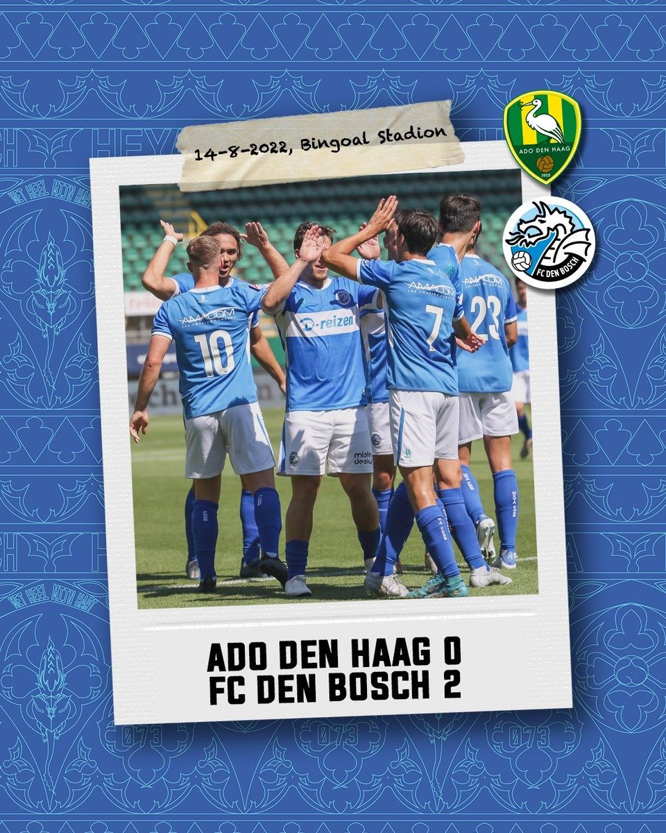 𝐅𝐓. 0-2

FC Den Bosch wint met 0-2 van ADO Den Haag 😍

#ADODBO #HeyaDenBosch #metheelmijnhart