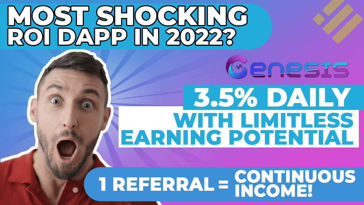 Happy 1 month anniversary for our BUSD Genesis Farm 🧬🥳🎉

BIG thank you to the whole community for reaching this milestone ❤️

Check it out now 👇

busd.thegenesisfarm.com

🔥 3.5% FIXED percentage per day