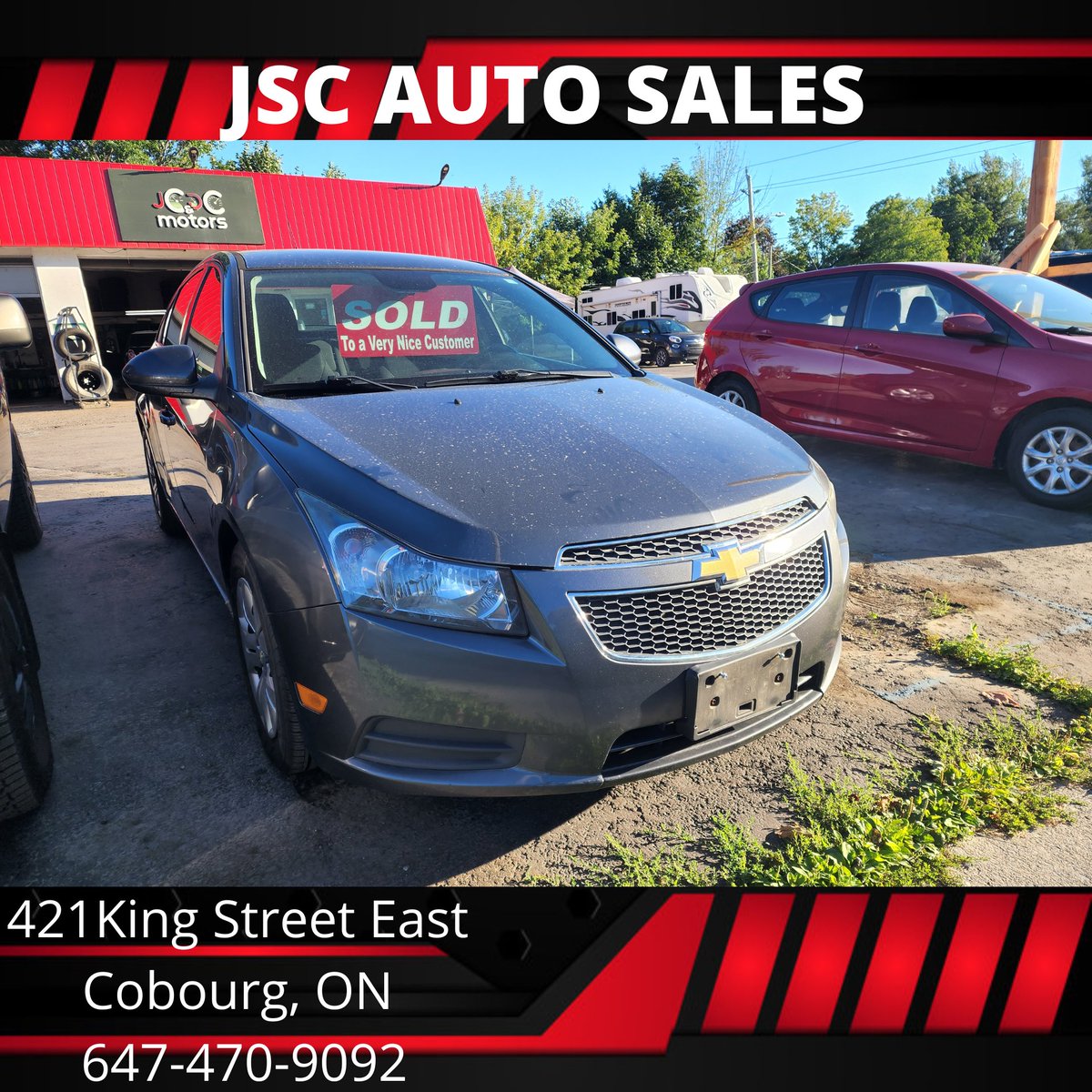 WesStewartSales's tweet photo. #SOLD CHEVROLET CRUZE 

#jcdcmotors #jcdcmotorsteam #stewartautohub #jscautosales #chevroletcruze #cruzenation #cobourgontario https://t.co/xBvH7GTUja