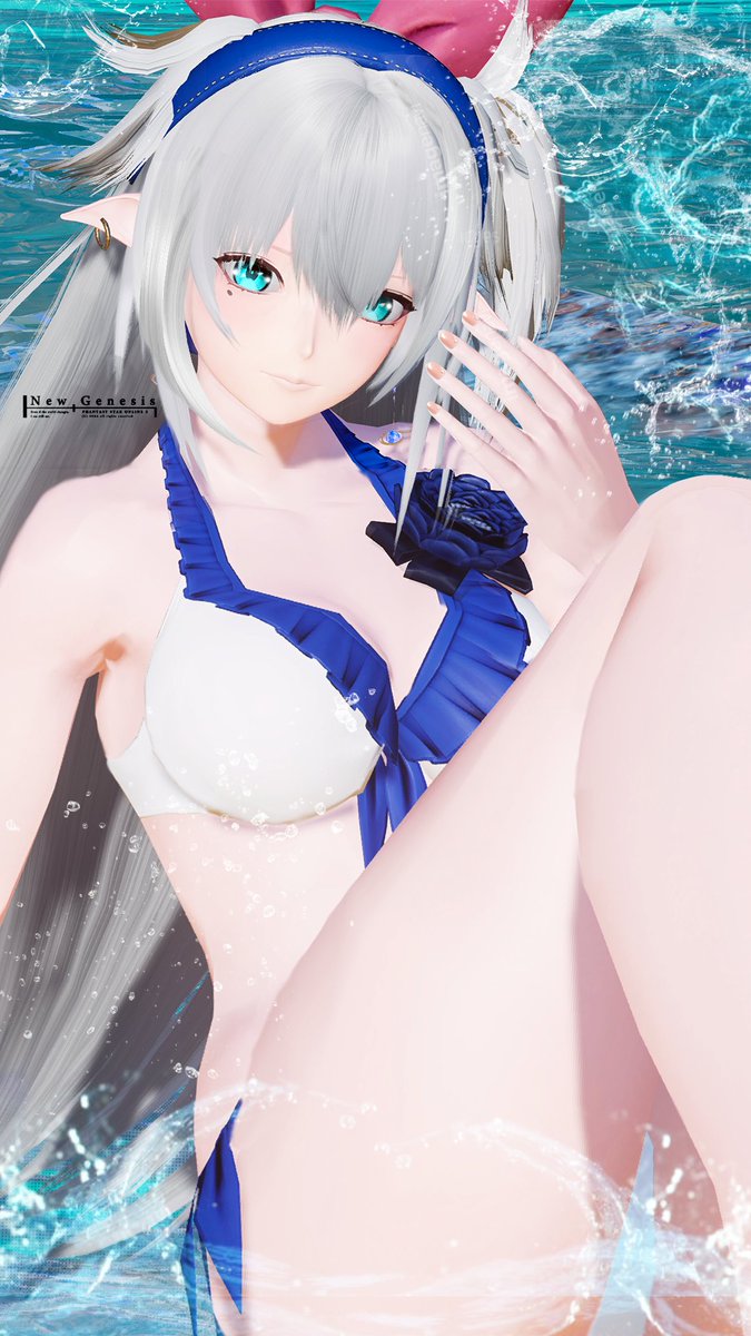 PSO2_UMR's tweet image. 久しぶりに復帰しました🌟 ̖́-
NGSで暑い夏を満喫中です◝(⑅•ᴗ•⑅)◜🌴🌊
レベリングの合間に海でリフレッシュです(*. ❛ ᴗ ❛.)ฅ"💕
新しい水着買うために頑張らないと✨૮^˶•̀д•́˶^ა💨
涼し気な雰囲気のおすそ分けです૮₍´｡• ᵕ •｡`₎ა🎶
またぜひ仲良くしていただけると嬉しいです💕