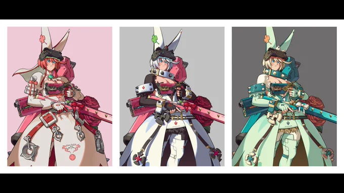 alternative versions for Elphelt. Sign outfit and color 5 