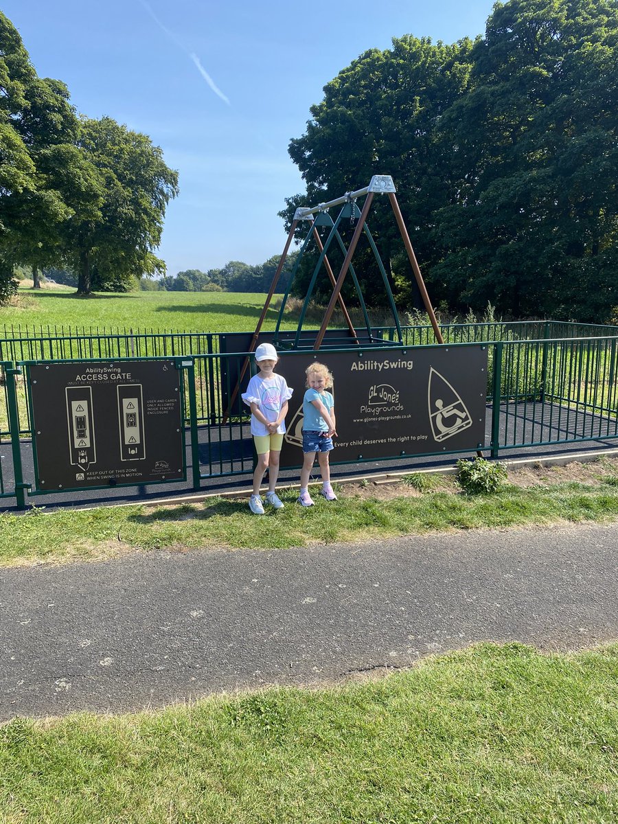 LauraOT2021's tweet photo. What an amazing addition at our local park with @SofieOTstudent 
Giving everyone the opportunity to join in on the park 🥰 https://t.co/qYGv5QsRX7