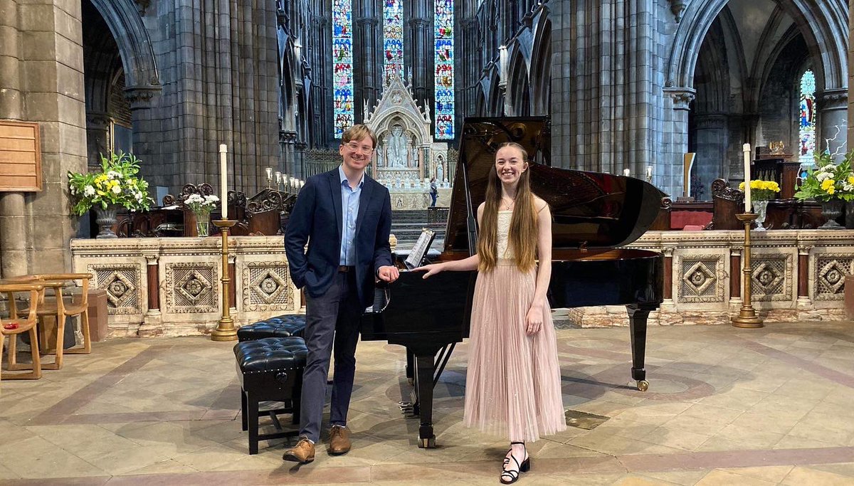 Had a great time in <a href="/StMarysCathEdin/">St Mary's Cathedral</a> with <a href="/danpetersilcock/">Daniel Peter Silcock</a> last Monday playing Italian 4 hands rep! ✨