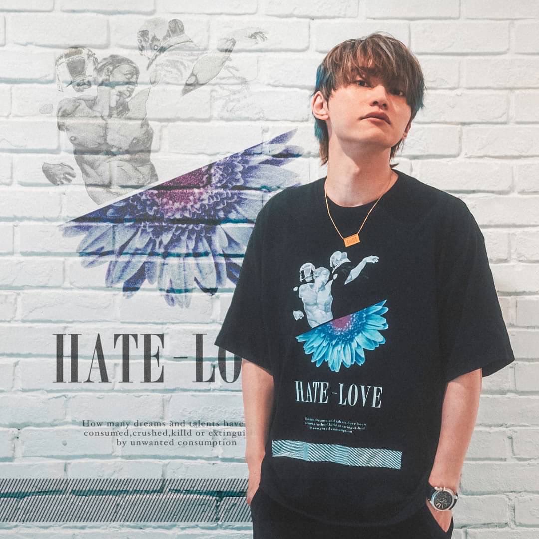 新品 SKY-HI LOVE/HATE チェックシャツ-