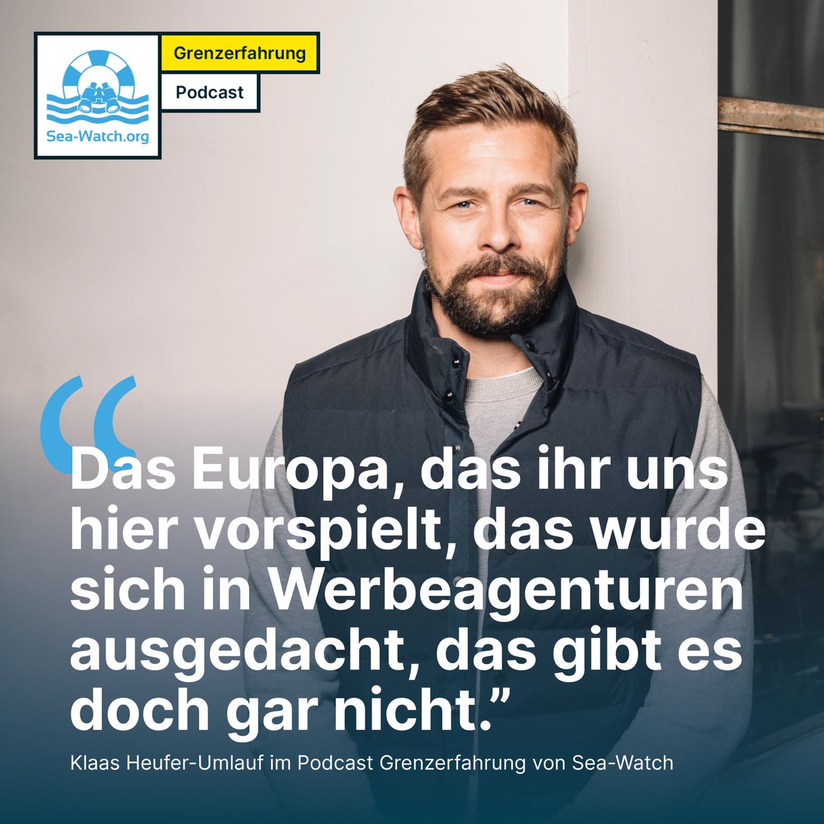 Die erste Podcast Folge #Grenzerfahrung widmet sich der Wut. Pia Klemp &amp; <a href="/damitdasklaas/">klaas heufer-umlauf</a> ermutigen, wütend zu sein, sich zu empören und zu empowern. Gegen das Warten auf Veränderung, für das Aktivwerden, um eines Tages in einer besseren Welt aufzuwachen. linktr.ee/grenzerfahrung