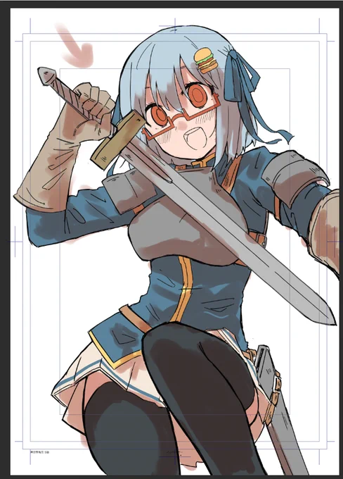 影を入れたりしていくYKラムダのカラーページの部分描く by ハンバーガー | 00:00 Studioで配信中 #フォーゼロスタジオ #作業配信  より  