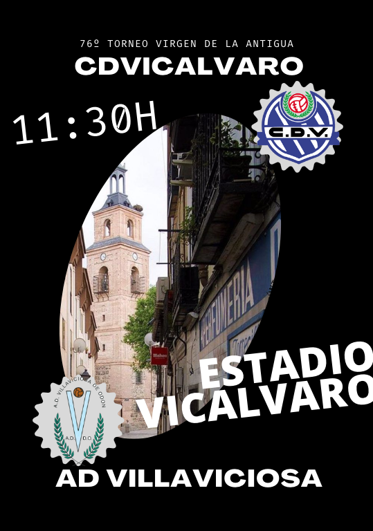 CDVicalvaro's tweet photo. 🥳⚽️

Tras muchos años sin poder realizarlo, nos enorgullece retomar el Torneo Virgen de la Antigua, en su 76º Edición.

Agradecemos al @AD_Villaviciosa su presencia y os esperamos a todos a las 11:30H para disfrutar de una buena mañana de fútbol.

#ADNVicalvaro💙⚽️🍍 https://t.co/VhVaHrQisQ