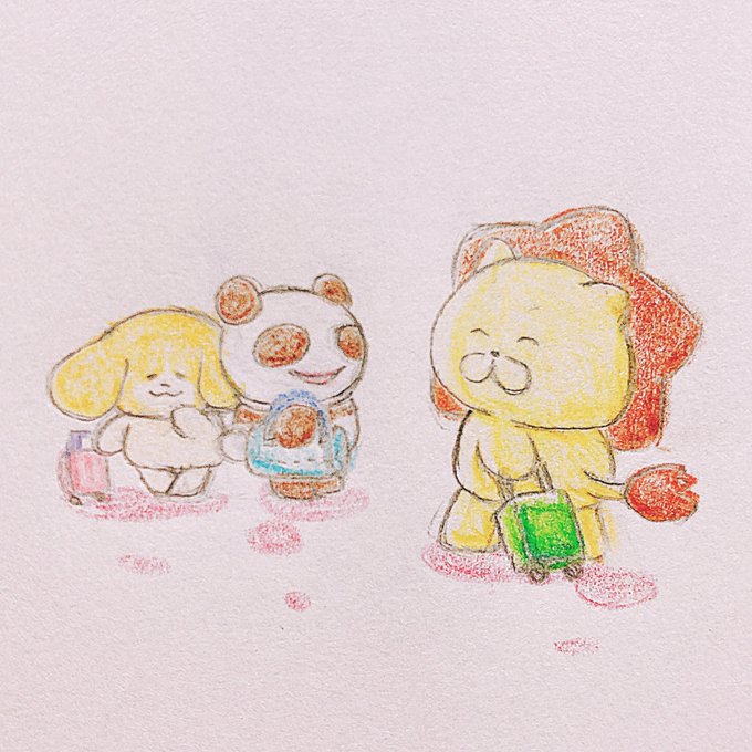 ただいまパソコンに触れない環境におりますゆえ#イラスト #創作イラ #夏休み#絵柄が好みって人がいればいいなぁ 