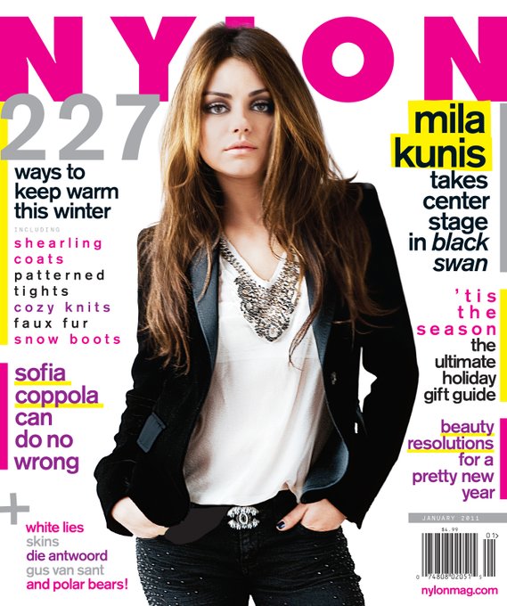 Happy birthday to our January 2011 cover star, Mila Kunis. Photography: Melodie McDaniel 