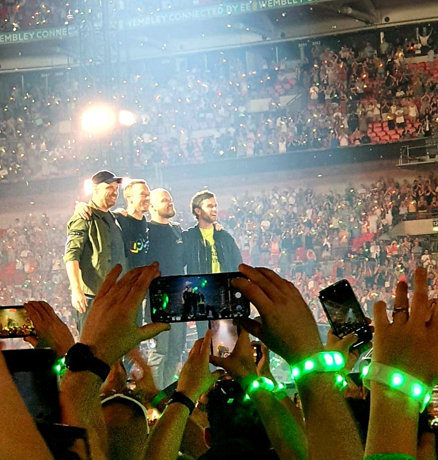NixAllan's tweet photo. First gig since 2019. First time at Wembley. Absolutely blown away! #Epic @coldplay @wiffygriffy @HERMusicx @CraigDavid #ColdplayWembley https://t.co/VGmJxeqyc3