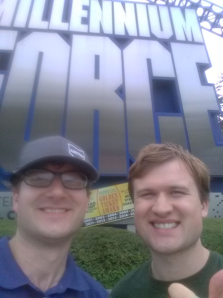 sopranosax4444's tweet photo. Had a great time with my family this weekend at @cedarpoint #Cedarpoint #milleniumforce #gatekeeper https://t.co/IT3jqqnxvE